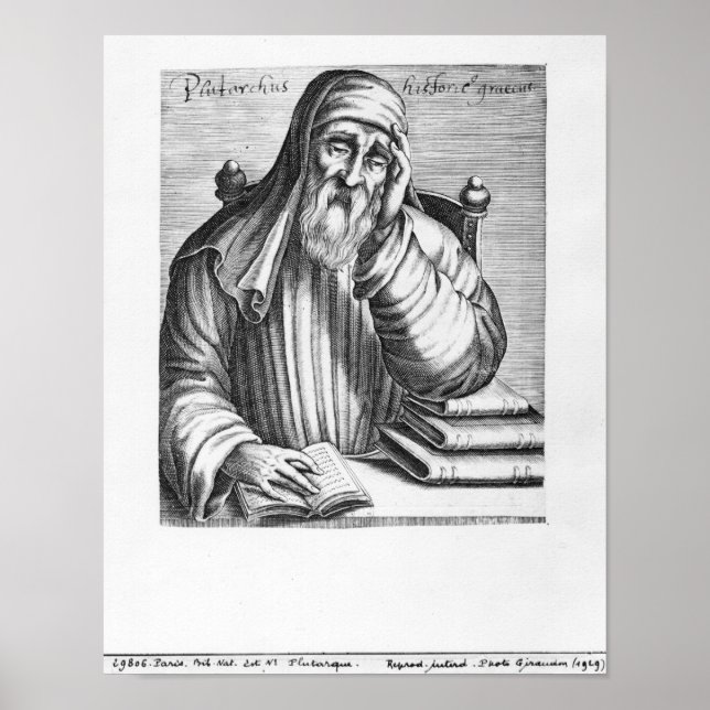 Portrait of Plutarch Poster (Front)