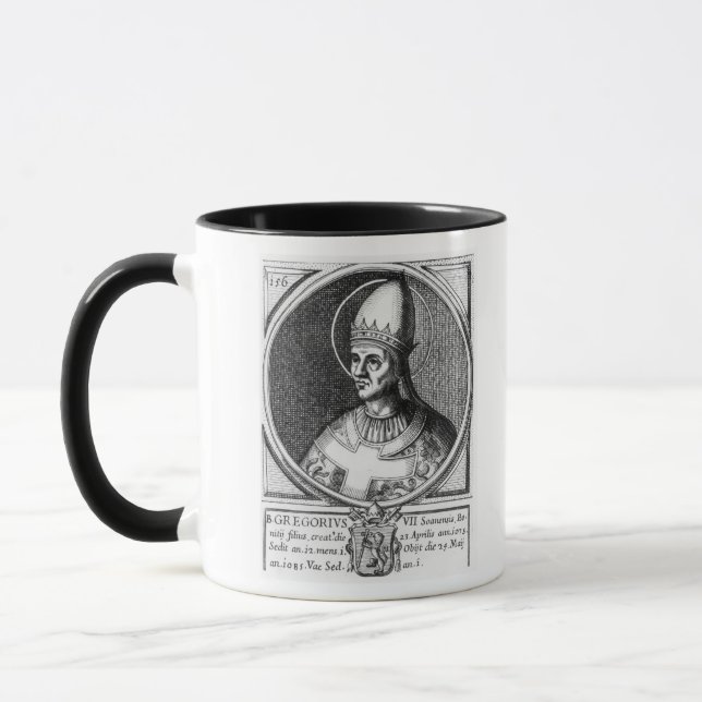 Portrait of Pope Gregory VII Mug (Left)
