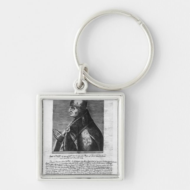 Portrait of Pope John XXII Keychain (Front)
