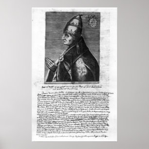 Portrait of Pope John XXII Poster