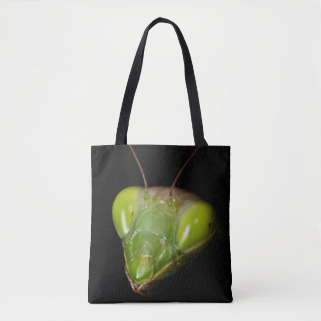 Portrait of praying mantis tote bag (Front)