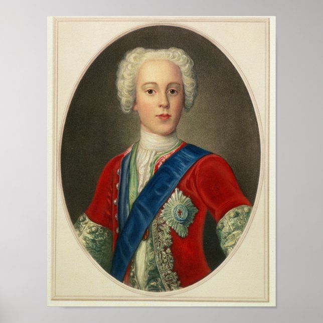 Portrait of Prince Charles Edward Poster (Front)
