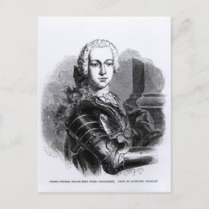 Portrait of Prince Charles Edward Stuart Postcard