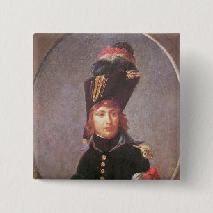 Portrait of Prince Eugene de Beauharnais 2 Inch Square Button