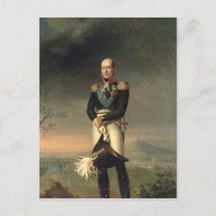 Portrait of Prince Mikhail Barclay de Tolly Postcard
