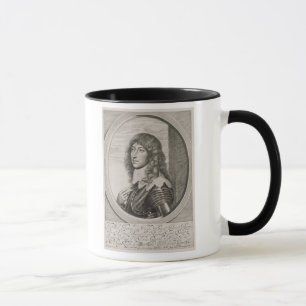 Portrait of Prince Rupert (1619-82) Count Palatine Mug