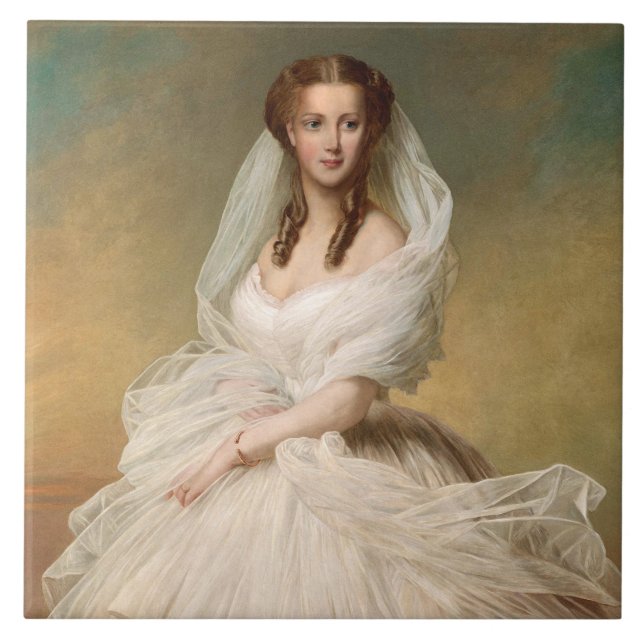 Portrait Of Princess Alexandra Tile (Front)
