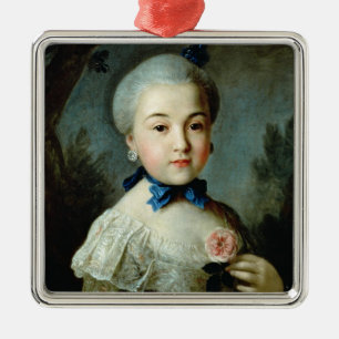 Portrait of Princess Charlotte Sophia Metal Ornament