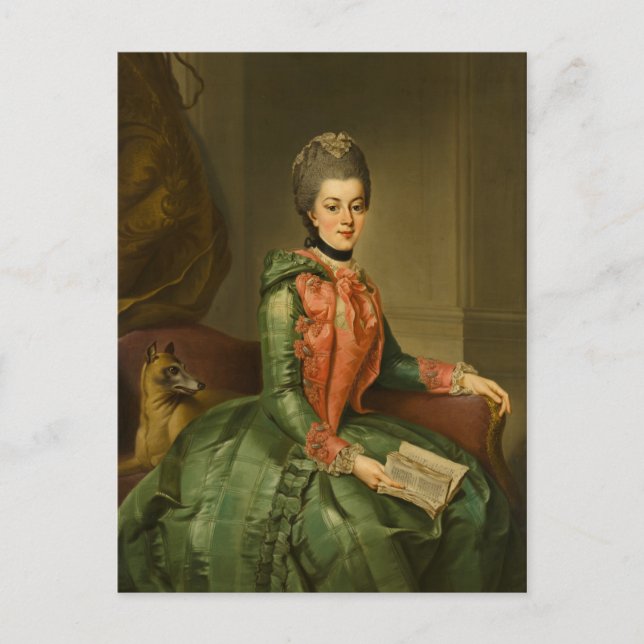 Portrait of Princess Frederika Sophia Wilhelmina Postcard (Front)