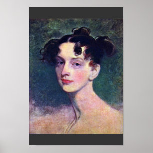 Portrait Of Princess Lieven By Sir Thomas Poster