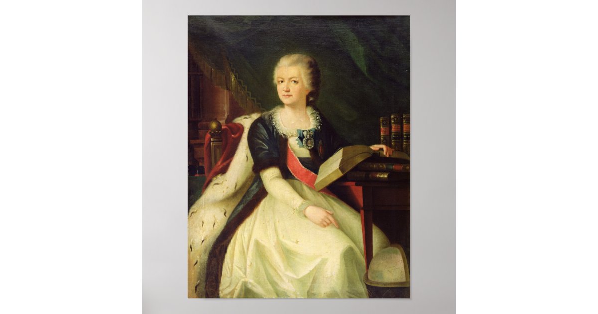 Portrait of Princess Yekaterina R Poster | Zazzle