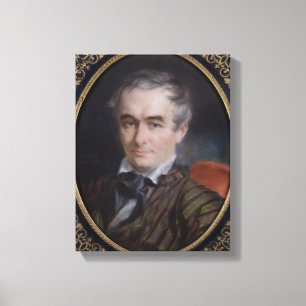 Portrait of Prosper Merimee 1853 Canvas Print