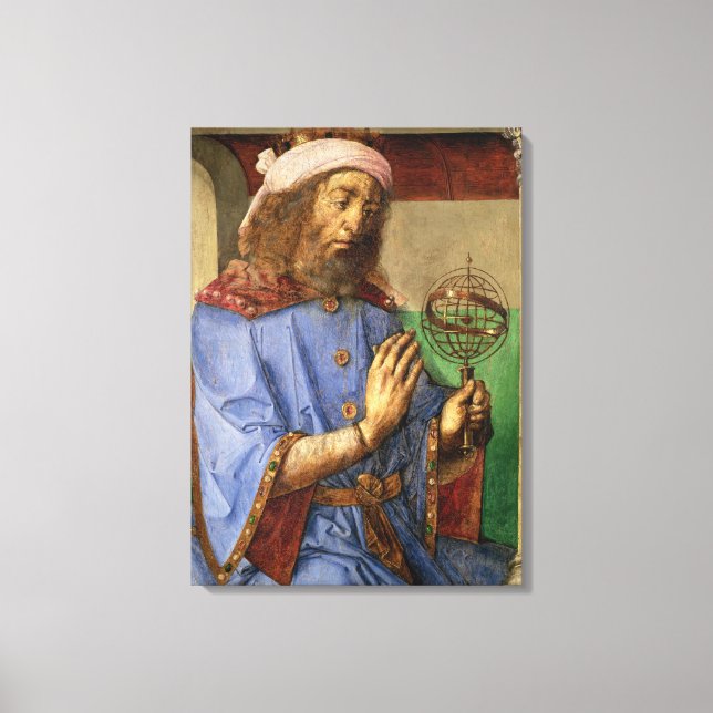 Portrait of Ptolemy, c.1475 Canvas Print (Front)