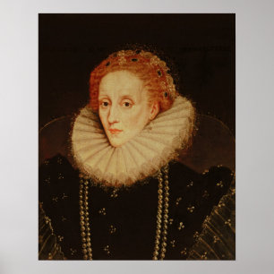 Portrait of Queen Elizabeth I Poster