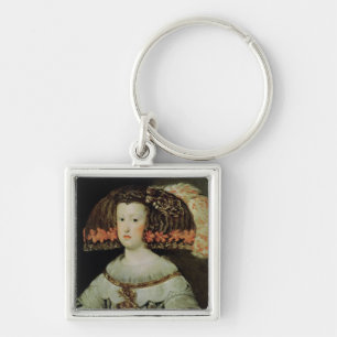 Portrait of Queen Maria Anna of Spain Keychain