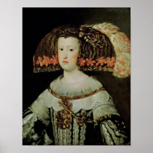 Portrait of Queen Maria Anna of Spain Poster