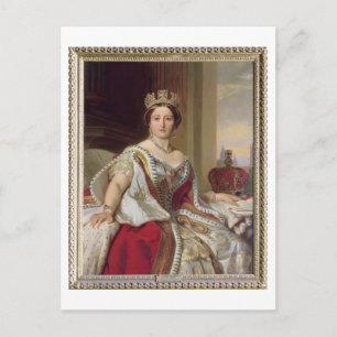 Portrait of Queen Victoria (1819-1901) 1859 (oil o Postcard