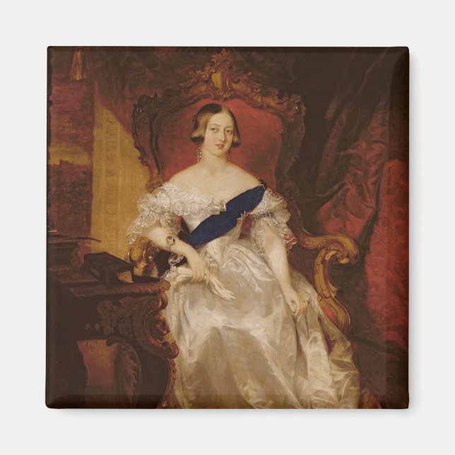 Portrait of Queen Victoria Magnet (Front)