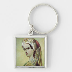 Portrait of Rachel Keychain
