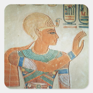 Portrait of Ramesses III from Square Sticker