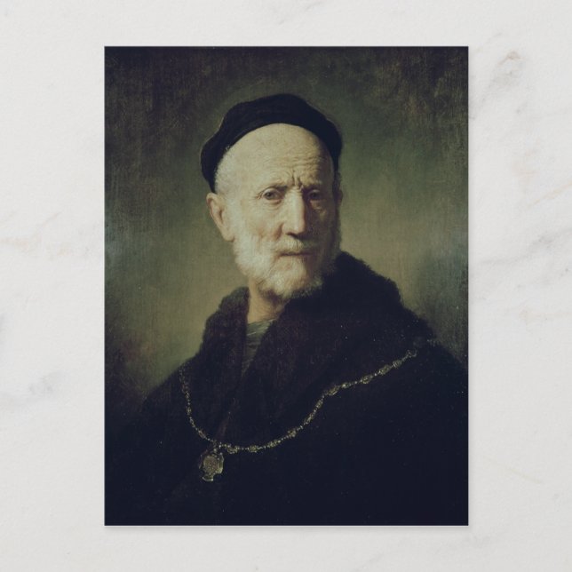 Portrait of Rembrandt's Father Postcard (Front)