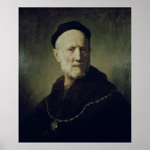 Portrait of Rembrandt's Father Poster