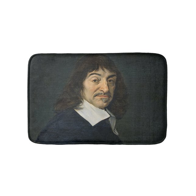 Portrait of Rene Descartes  c.1649 Bath Mat (Front)