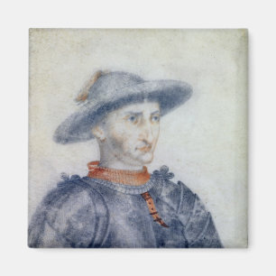 Portrait of Rene I Duke of Anjou Magnet