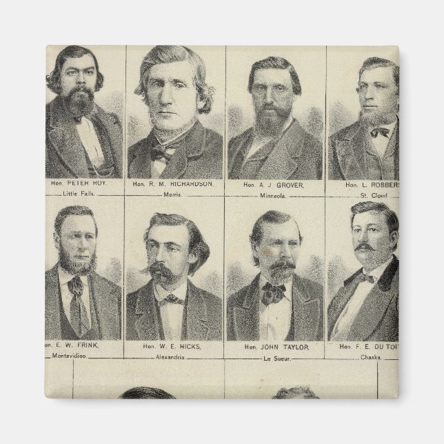 Portrait of Representatives, Minnesota Magnet (Front)
