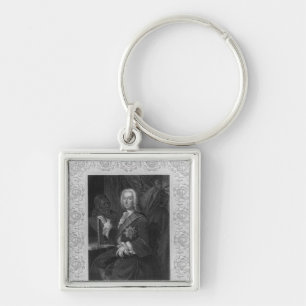 Portrait of Richard Boyle, Earl of Burlington Keychain
