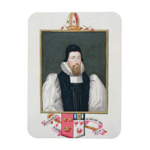 Portrait of Richard Cox (1500-81) Bishop of Ely fr Magnet