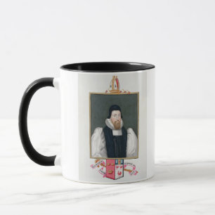 Portrait of Richard Cox (1500-81) Bishop of Ely fr Mug