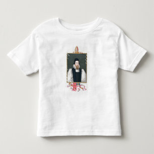 Portrait of Richard Cox (1500-81) Bishop of Ely fr Toddler T-shirt