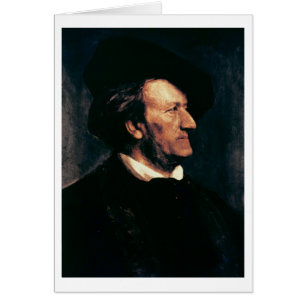 Portrait of Richard Wagner (1813-83) (oil on canva