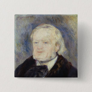 Portrait of Richard Wagner 1882 2 Inch Square Button