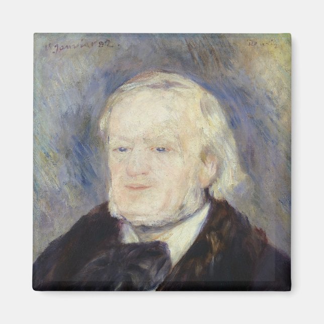 Portrait of Richard Wagner  1882 Magnet (Front)