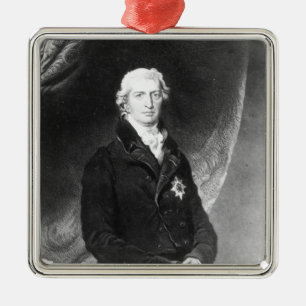 Portrait of Robert Banks Jenkinson Metal Ornament