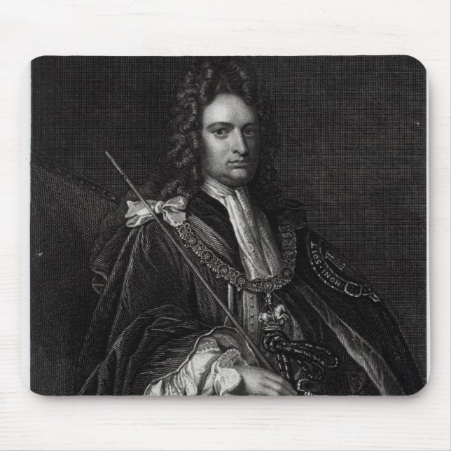Portrait of Robert Harley Mouse Pad (Front)