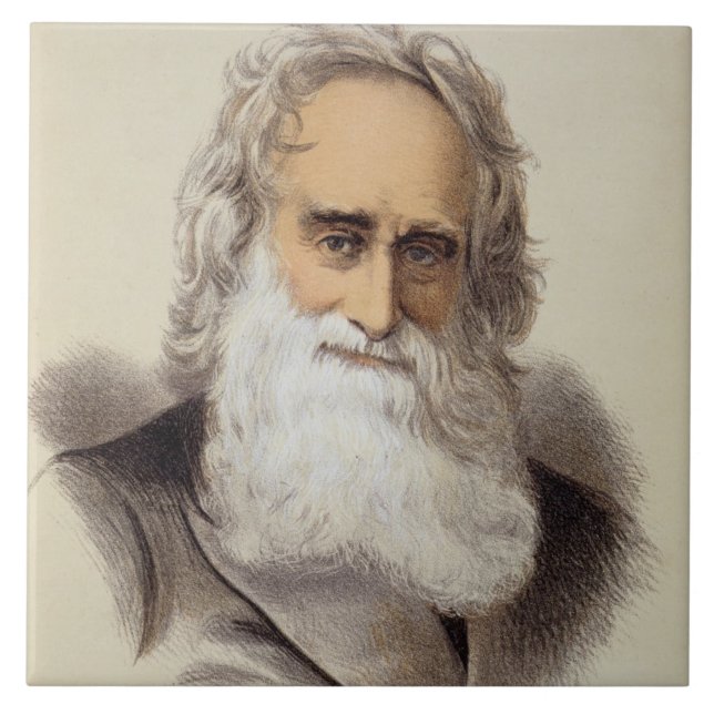 Portrait of Robert Moffat (1795-1883) (colour lith Tile (Front)