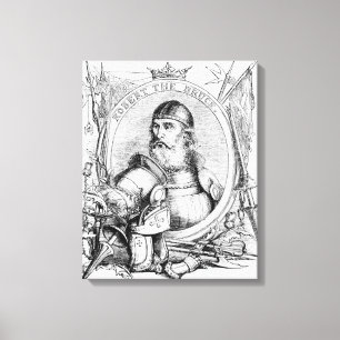 Portrait of Robert the Bruce Canvas Print