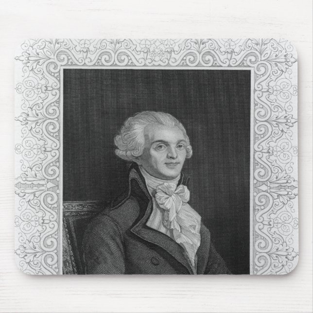 Portrait of Robespierre Mouse Pad (Front)