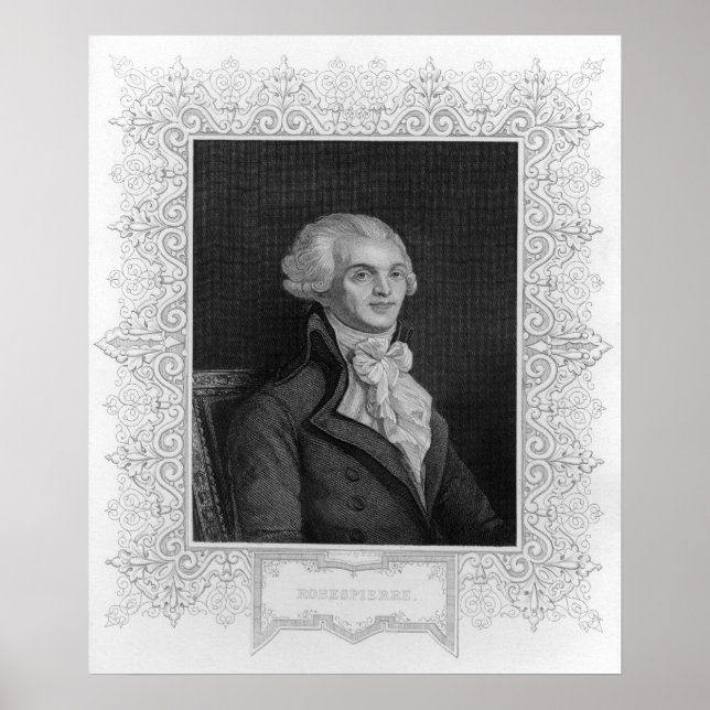 Portrait of Robespierre Poster (Front)
