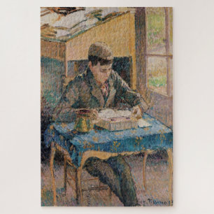 Portrait of Rodo Reading (1893) by Pissarro Jigsaw Puzzle