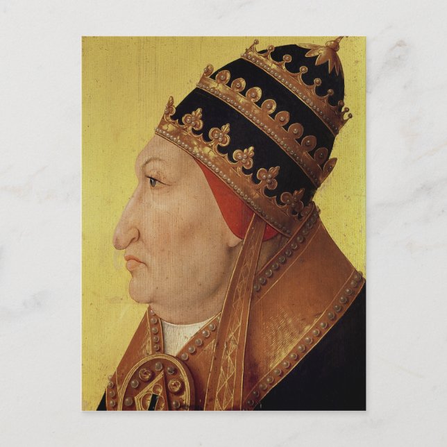 Portrait of Rodrigo Borgia  Pope Alexander VI Postcard (Front)