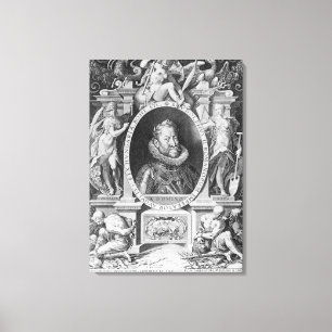 Portrait of Rudolph II Canvas Print