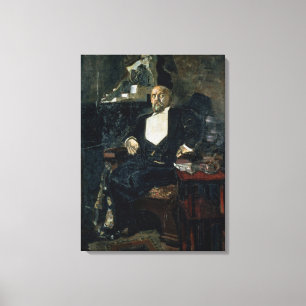 Portrait of S. Mamontov Canvas Print