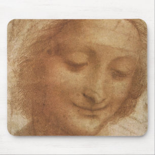 Portrait of Saint Anne by Leonardo da Vinci Mouse Pad