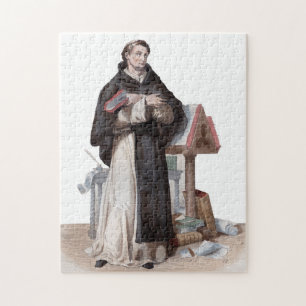 Portrait of Saint Bernard de Clairvaux Jigsaw Puzzle