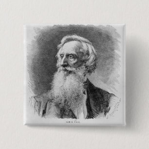 Portrait of Samuel Morse 2 Inch Square Button