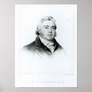 Portrait of Samuel Taylor Coleridge Poster
